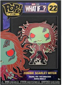 Funko Pop! Sized Pin ファンコ ポップピン Marvel マーベル ホワット・イフ ソンビ スカーレット CHANCE OF CHASE フィギュア