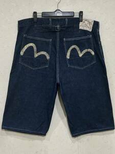 ※EVISU エヴィス エビス LOT 5010 シンチバック ベイカーデニムパンツ 濃紺 日本製 大きいサイズ 38 　　　　 BJBD.F