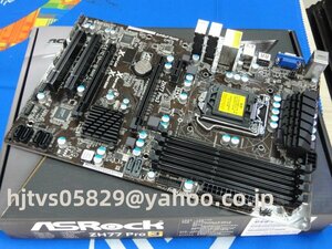 ASRock ZH77 PRO3 ザーボード Intel H77 LGA 1155 ATX メモリ最大32G対応 保証あり　