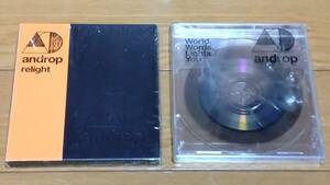 [CD]androp 2枚セット relight・World.Words.Lights/You