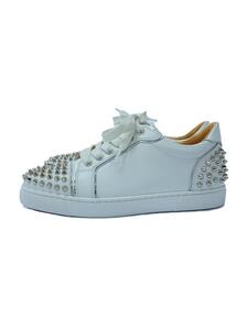 Christian Louboutin◆クリスチャンルブタン/ローカットスニーカー/36/WHT/レザー/1201525H924/スタッズ