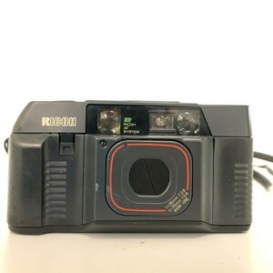 RICOH TF-500 リコー フィルムカメラ FUJITSU CR-P2 富士通 コンパクト ブラック 黒 昭和レトロ