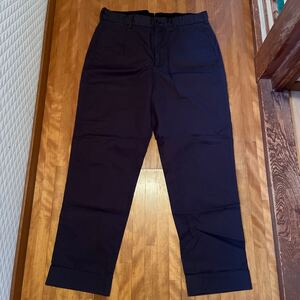 中古 Engineered Garments アンドーバーパンツ サイズ32 ネイビー