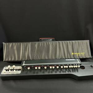 【中古 送料込】楽器『大正琴 SUZUKI HARP 砂丘 竹』◆S104