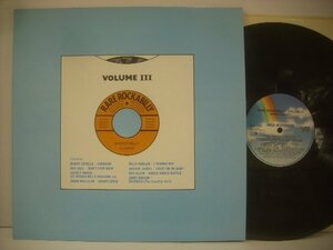 ■ 輸入UK盤 LP 　RARE ROCKABILLY VOLUME Ⅲ / BUDDY COVELLE ROY HALL BILLY HARLAN MOON MULLICAN ロカビリー MCL 1757 ◇r51123