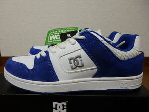 即決☆レア！限定！♪新品未使用 DC SHOES ＤＣシューズ スニーカー マンテカ ４ MANTECA 4 M SHOE 28.5cm ホワイト ブルー