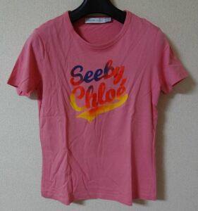 SEE BY CHLOE シー・バイ・クロエ Tシャツ ピンク サイズ38 ondrakk n 1109