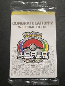 未開封 ポケモンカード チャンピオンズフェスティバル　2019 WORLD championships プロモ ワールドチャンピオンシップ