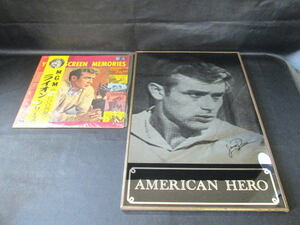 【ジェームス・ディーン AMERICAN HERO パブミラー＆ユア・スクリーン・メモリーズ 帯付き LP レコード セット】鏡/エデンの東etc...