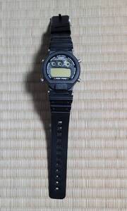 【中古ジャンク】CASIO カシオ G-SHOCK DW-6900 電池切れ＆ベゼル破損