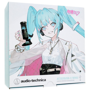 audio-technica カーディオイドコンデンサーUSBマイクロホン AT2020USB-X MIKU 未使用 [管理:1150028502]