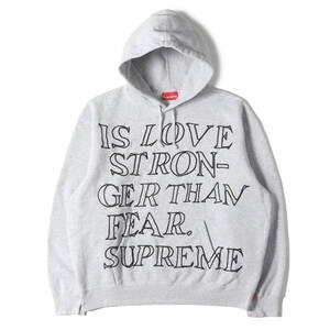 Supreme サイズ:L 23SS Cactus Plant Flea Market / CPFM スウェットパーカー (Stronger Than Fear Hooded Sweatshirt) ヘザーグレー