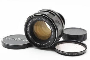  2257677【美品】ペンタックス Asahi Pentax Super Takumar 55mm F/1.8 Lens for M42マウント