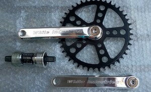 ホワイトインダストリーズ WHITE INDUSTRIES VBC CRANKS 170mm SQUARE TAPER DRIVETRAIN ENO TSR ナローワイド 44T RPM JIS 113mm 送料無料