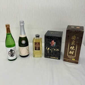 4150　【未開栓】まとめ売り　日本酒 焼酎 スパークリング日本酒　菊泉 ひとすじ 豊明 一刻者 田苑　５本