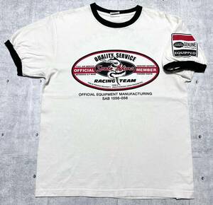 世田谷ベース スネークモータース レーシングチーム 両面プリント トリムTシャツ　　所ジョージ U.S.AIR FORCE SETAGAYA A.F.BASE 柳9408