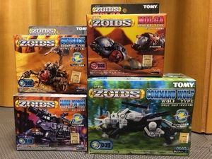 【未開封】コマンドウルフ　ガイサック　カノントータス　モルガ　TOMY トミー ZOIDS ゾイド 