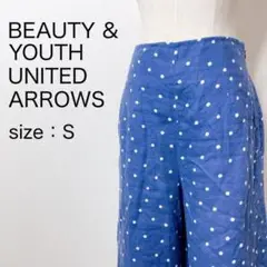 BEAUTY & YOUTH UNITED ARROWS ワイドパンツ ドット