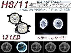 LEDフォグランプ レクサスRX 10系 白 CCFLイカリング 左右セット フォグライト 2個 ユニット 本体 後付け フォグLED 交換