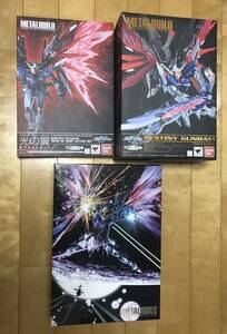 METAL BUILD デスティニーガンダム (フルパッケージ) 【本体開封品・光の翼は未開封品】機動戦士ガンダムSEED DESTINY