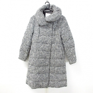 アナイ ANAYI サイズ36 S - 白×黒 レディース 長袖/ツイード/冬 コート