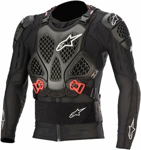 XLサイズ - ブラック/レッド - ALPINESTARS アルパインスターズ バイオニック テック V2 ジャケット