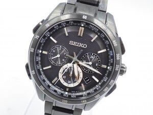 358569【1円スタート】SEIKO セイコー 稼動品 8B92-0A0B BRIGHTZ ブライツ メンズ 時計 ソーラー ケース42mm