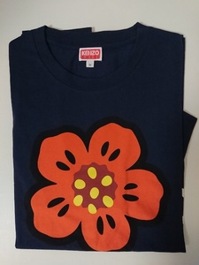 KENZO　ケンゾー　BOKE FLOWER Tシャツ　ネイビー　M