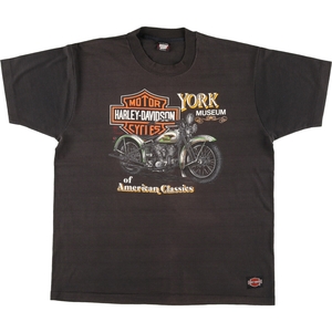 古着 80年代 スクリーンスターズ ハーレーダビッドソン モーターサイクル バイクTシャツ USA製 メンズXXL相当 ヴィンテージ /eaa470876