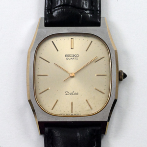 パーツ取 セイコー SEIKO ドルチェ DOLCE NSA,NSCGケース Ref.5931-5420 動作品 竜頭先端石健在 #N45-092