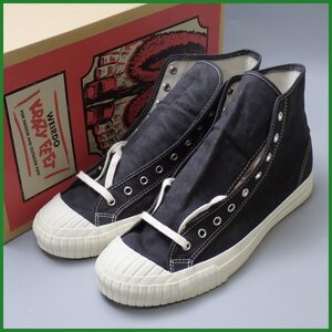 ★美品 WEIRDO/ウィアード KRAZY FEET ハイカットスニーカー 8/メンズ26cm相当/ブラック/キャンバス&2051600012