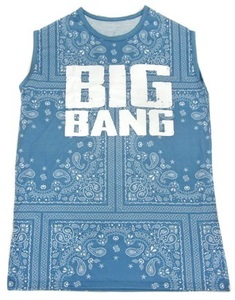 未開封　BIGBANG 公式グッズ　タンクトップ ペイズリー size:フリー G-DRAGON TOP SOL D-LITE VI ジヨン トップ ヨンべ テソン スンリ 