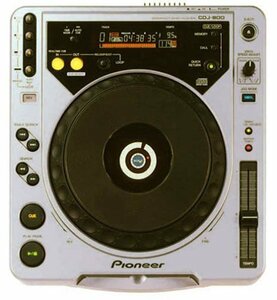 【中古】 パイオニア デジタルターンテーブルCDプレーヤー シルバー CDJ-800