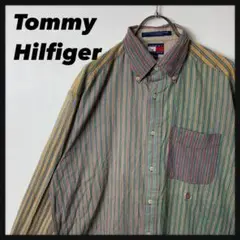 超希少‼︎Tommyhilfigerトミーヒルフィガー 90s シャツ 長袖