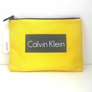 【未使用品】カルバンクライン CalvinKlein ポーチ マルチケース イエロー a125