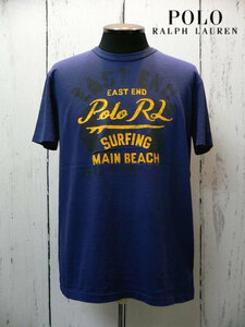 US S★特価！ポロ ラルフローレン ヴィンテージ加工 プリントＴシャツ POLO RALPH LAUREN TEE HANTINGTON BEACH CA 710708079001 (8881)