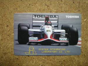 a1995・東芝　鈴木亜久里　F1　テレカ