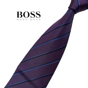 HUGO BOSS ネクタイ レジメンタル柄 ストライプ柄 ヒューゴボス USED 中古 m1597