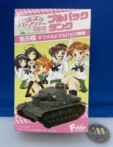 ◎F-toys ガールズ＆パンツァー劇場版 プルバックタンク 3 八九式中戦車甲型 発見時 チイ アヒルさんチーム チョロQ ガルパン エフトイズ