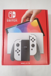 k4966 / 新品同様 未使用 未開封 NINTENDO Switch ニンテンドー スイッチ 有機ELモデル ホワイト 本体 セット 現状品