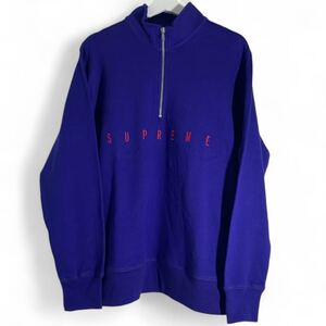 240501BRB127● 14AW Supreme Half zip sweat シュプリーム ハーフジップ トレーナー スウェット プルオーバー スケートボード