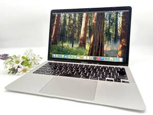 【13.3インチ】Apple MacBook Air(M1,2020) A2337 Apple M1(8コア-3.2GHz)/RAM:8GB/SSD:512GB シルバー Sequoia 動作品