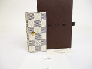 【未使用保管品】 ルイヴィトン LOUIS VUITTON アズール ゴールド金具 ミュルティクレ4 4連 キーケース メンズ レディース