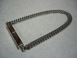 ★11.4万新品本物【ボッテガ ヴェネタ・BOTTEGA VENETA】モダンで使いやすい程よくボリューミーなブレスレット！SVスターリングシルバー純