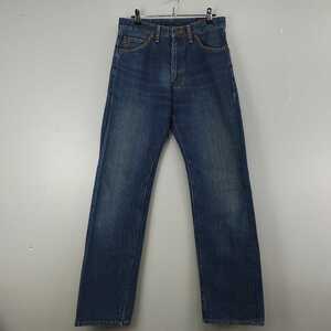 2302012 BIG JOHN ビッグジョン Old Weave Denim AUTHENTIC STYLE ロゴボタン W29 ジーンズ 日本製 デニムパンツ