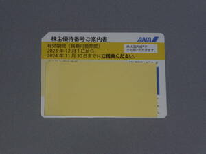 ★☆即時にお知らせ！ANA 全日空 株主優待券 2024年11月30日ご搭乗分まで有効 5☆★