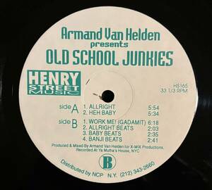 Armand Van Helden Presents Old School Junkies - Allright 90sハウス