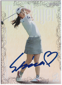 【金澤志奈/25/25枚限定】2022 EPOCH JLPGA 女子プロゴルフ TOP PLAYERS デコモリ サファイア 箔サイン 25/25