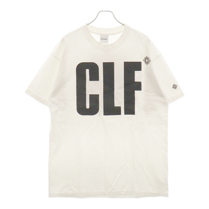 READY MADE レディメイド 22SS CLF TARGET TEE 両面プリント 半袖Tシャツ カットソー ホワイト RE-CO-WH-00-00-205