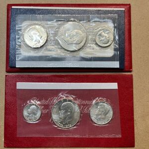 アメリカ記念銀貨セット2個